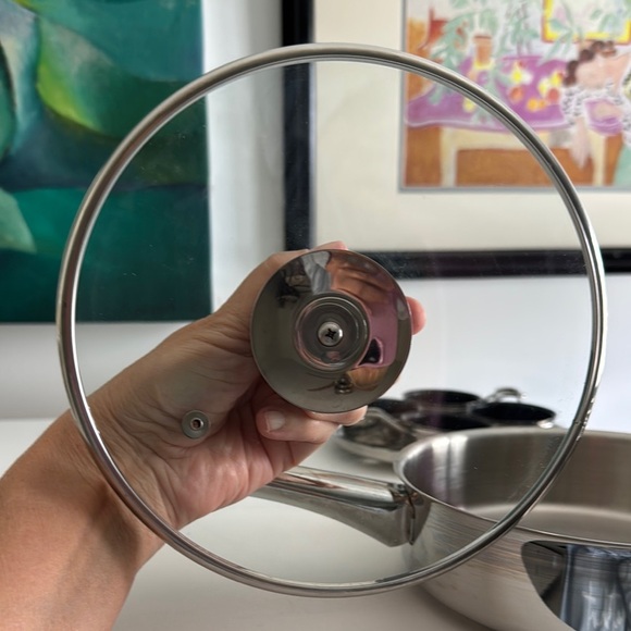 Four Egg Poacher Stainless Steel with Non Stick Egg Cups - Picture 6 of 11